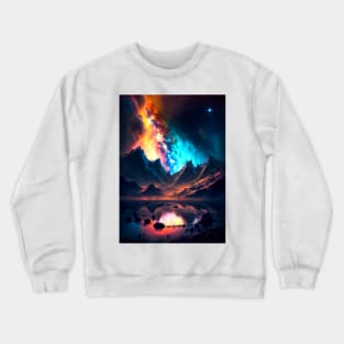 Enigmatic Universe: Chaotic Magic Crewneck Sweatshirt